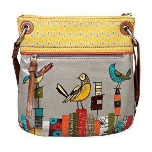 Fossil Key Per Bird Crossbody Messenger Bag